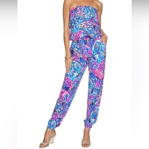 NWT Lilly Pulitzer Ailsie Jumpsuit in "Seas The Day"